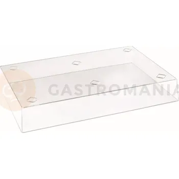 Čokoládová tyčinka Víko cukrářské průhledné - 585x390x85 mm | PAVONI, COVER85