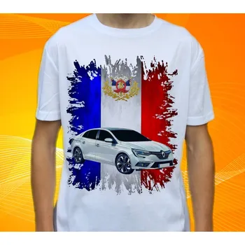 Pánské tričko tričko Rénault Mégane sedan XL (Trička s motivy aut)