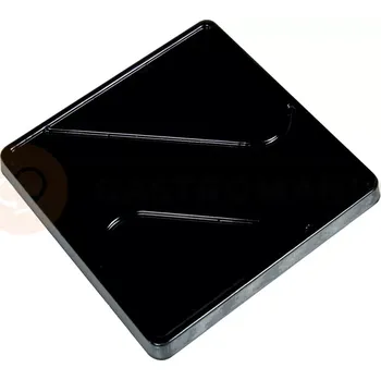 Jednorázové nádobí Sada jednorázových táců na monoprce, czarne 85x85x7 mm - 250 ks | PAVONI, VC5