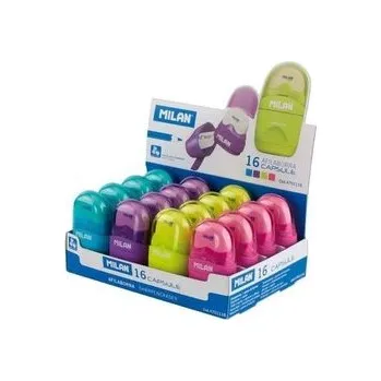 Vodová barva Temperówko-Gumka Capsule (16szt) MILAN