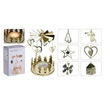 Vánoční dekorace Vánoční kolotoč 13x8cm ZLA 6 druhů náhodně