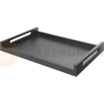 Podnos Roomservice dřevěný černý | FINE DINE, 505113