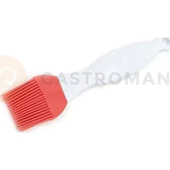 Mašlovačka Malý štětec se silikonovou koncovkou oranžové barvy 180 mm | SILIKOMART, 70.048.72.0001