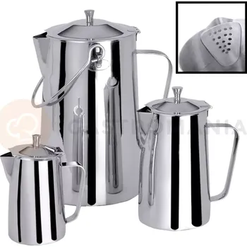 Servírovací stolek Džbánek z nerezové oceli s víkem na čaj 2 l | CONTACTO, 3018/200