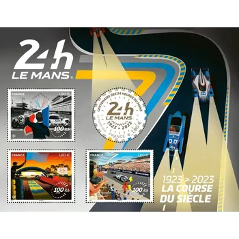 Poštovní známka Post France (2023) MiNr. 8493 - 8496 ** - Francie - BLOCK 594 - 24h Le Mans