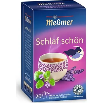 MESSMER BYLINKOVÝ ČAJ SCHLAF SCHÖN 40g NĚMECKO!