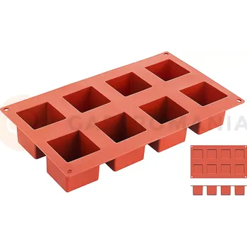 Kuchyňská sůl Silikonová forma na pečení, kostky s rozměrem 50x50 mm | CONTACTO, 6644/050