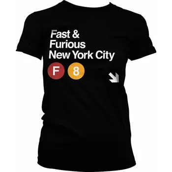 Dámské tričko Fast & Furious tričko, NYC Girly, dámské XL