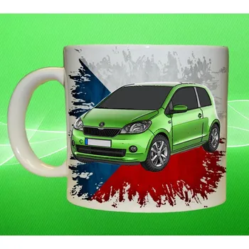 hrnek s autem České auta 11 150ml (hrneček s osobním autem České výroby)