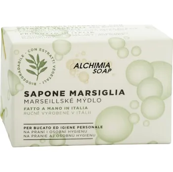 Mýdlo Alchimia Soap Marseillské mýdlo s rostlinnými výtažky citronové trávy 250 g
