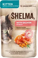 Shelma Cat Kitten kapsička Salmon and Buckthorn in Sauce 85 g