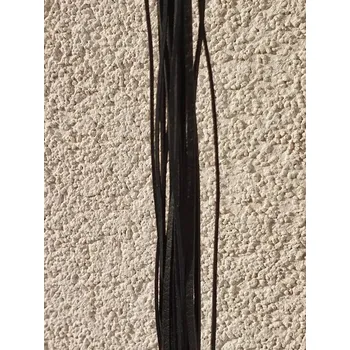 Řetízek Kožený řemínek (šňůrka) plochý 2 mm č. 1 černá