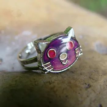 Prsten Prstýnek kočka, měnící barvu