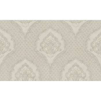 Tapeta Emiliana Parati Luxusní stříbrno-krémová zámecká vliesová tapeta na zeď, GF62038, Gianfranco Ferre´Home N.3, Emiliana Parati, velikost 10,05 x 1,06 m