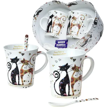 Sada 2 ks hrnků v srdci