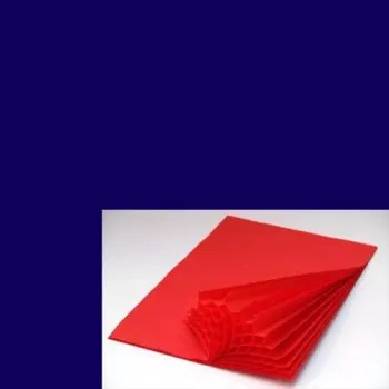 Umělecký papír Plástvový papír 30listů modrý 17,6x24,6cm VÝPRODEJ