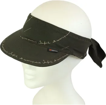 Čelenka INFIT Vázací čelenka s kšiltem khaki INFIT písmo one size