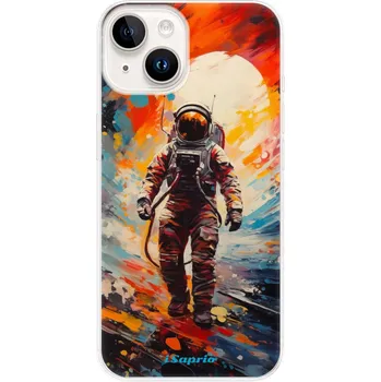 Odolné silikonové pouzdro iSaprio - Abstract Astronaut - iPhone 15