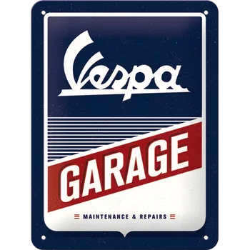 Plechová cedule Nostalgic Art Plechová cedule Vespa Garage 20 x 15 cm