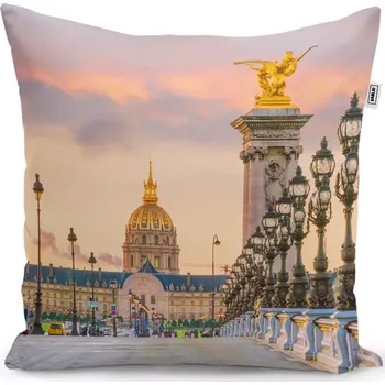 Polštář Dekorační polštář Paříž Elysejský palác - Sablio - 50x50 cm