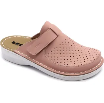 Dámská zdravotní obuv Leon V263 Dámská kožená obuv - Růžová Velikost: 38