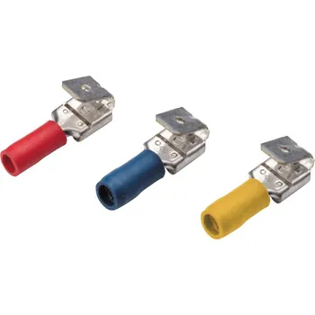 Kabelové oko CIMCO Izolovaný konektor Cu 4-6/6,3x0,8 mm, žlutý (100 ks) 180284