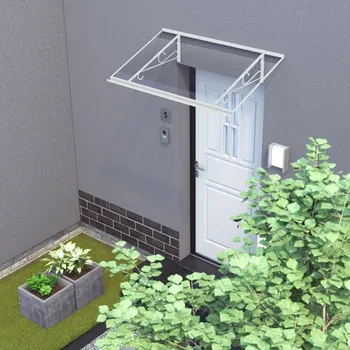Stříška nad vchodové dveře vchodová stříška LANITPLAST FOSTER 140/79 bílá PK1045