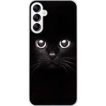 Telefonní příslušenství Odolné silikonové pouzdro iSaprio - Black Cat - Samsung Galaxy A14 / A14 5G