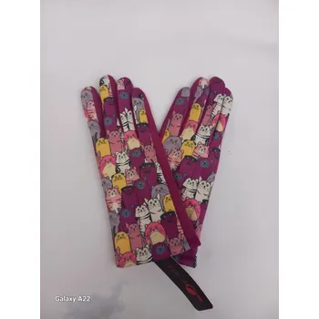 Rukavice Dámské rukavice, fialové