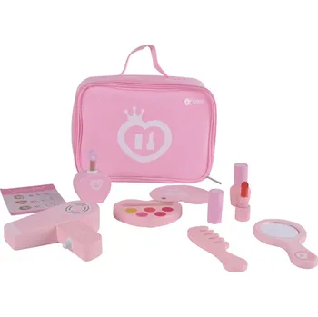 Dřevěná hračka Classic World Dřevěná kosmetická sada růžová