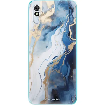 Pouzdro na mobilní telefon Odolné silikonové pouzdro iSaprio - Blue White Marble - Xiaomi Redmi 9A