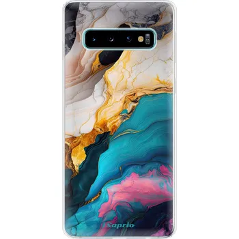 Odolné silikonové pouzdro iSaprio - Color Marble 21 - Samsung Galaxy S10