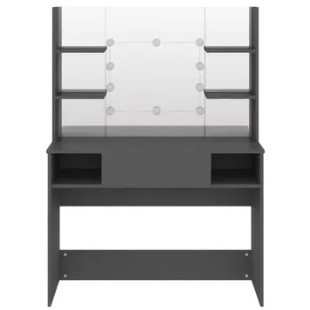 Toaletní stolek vidaXL Kosmetický stolek s LED světly 100 x 40 x 135 cm