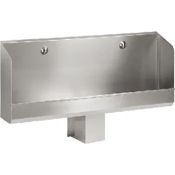 Odvodňovací žlab Sanela Nerezové pisoárové žlaby - Nerezový pisoárový žlab se skrytým splachováním, délka 1200 mm, 6V SLPN 03CB