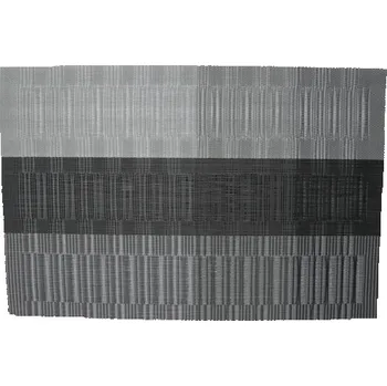 prostírání Prostírání PVC 30x45 cm černé pruhy