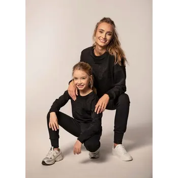 Tepláková souprava MÁMA A DCERA černá - 152/158