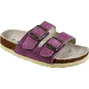 Dívčí baleríny Pantofle Big Fish F1-213-11-01 fialová - 31