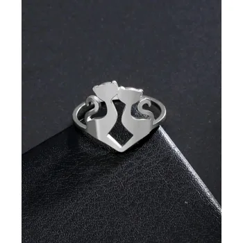 Prsten Prsten kočky z chirurgické oceli