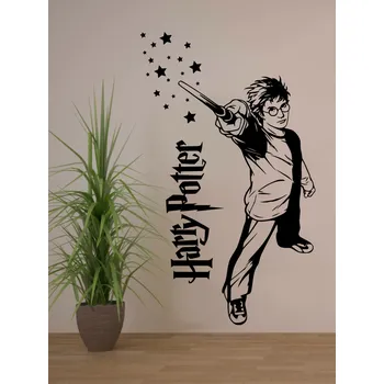 Samolepící dekorace Samolepka na zeď Harry Potter (dekorace na zeď)