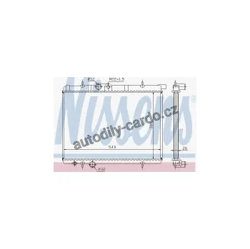 Motor automobilu Chladič motoru NISSENS 63706A