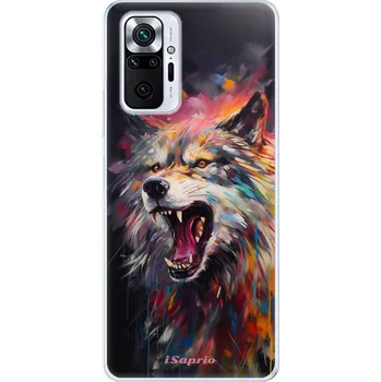 Pouzdro na mobilní telefon Odolné silikonové pouzdro iSaprio - Abstract Wolf - Xiaomi Redmi Note 10 Pro
