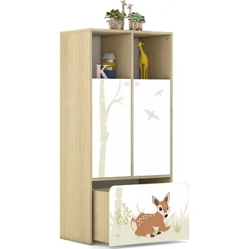 Dílenský regál Regál se 2 policemi a skříňkami