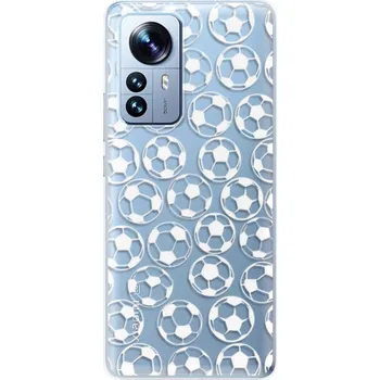 Pouzdro na mobilní telefon Odolné silikonové pouzdro iSaprio - Football pattern - white - Xiaomi 12 Pro