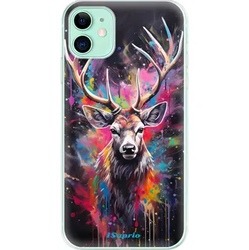 Pouzdro na mobilní telefon Odolné silikonové pouzdro iSaprio - Abstract Deer - iPhone 11