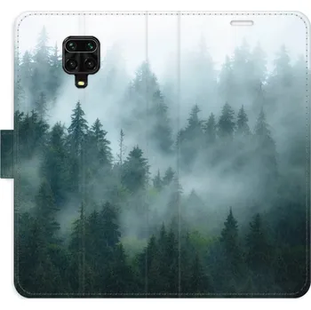 Pouzdro na mobilní telefon Flipové pouzdro iSaprio - Dark Forest - Xiaomi Redmi Note 9 Pro / Note 9S