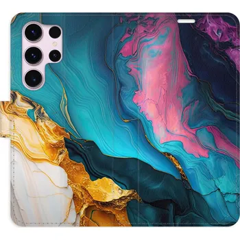 Pouzdro na mobilní telefon Flipové pouzdro iSaprio - Color Marble 31 - Samsung Galaxy S23 Ultra