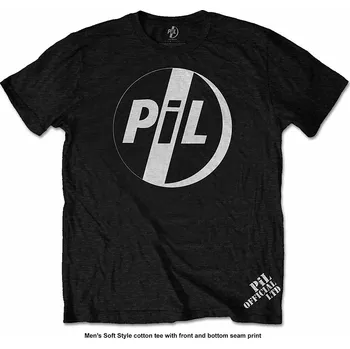 Pánská móda Public Image Ltd tričko, White Logo, pánské XXL