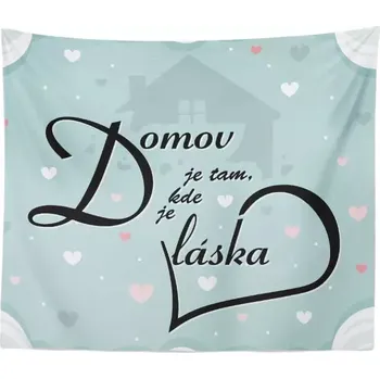 deka Dárková deka Domov: 150x120 cm - Sablio