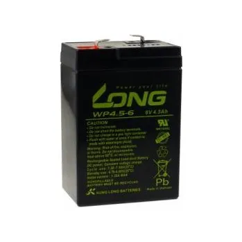 Záložní baterie Akumulátor WP4.5-6 FIAMM FG10451 - KungLong 6V 4,5Ah