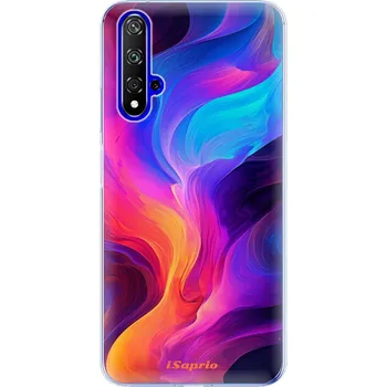 Pouzdro na mobilní telefon Odolné silikonové pouzdro iSaprio - Abstract Wave 01 - Huawei Honor 20